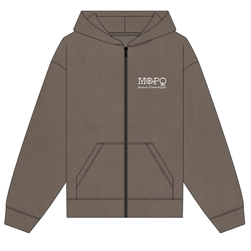 Southwest Zip-up Hoodie (Brown)