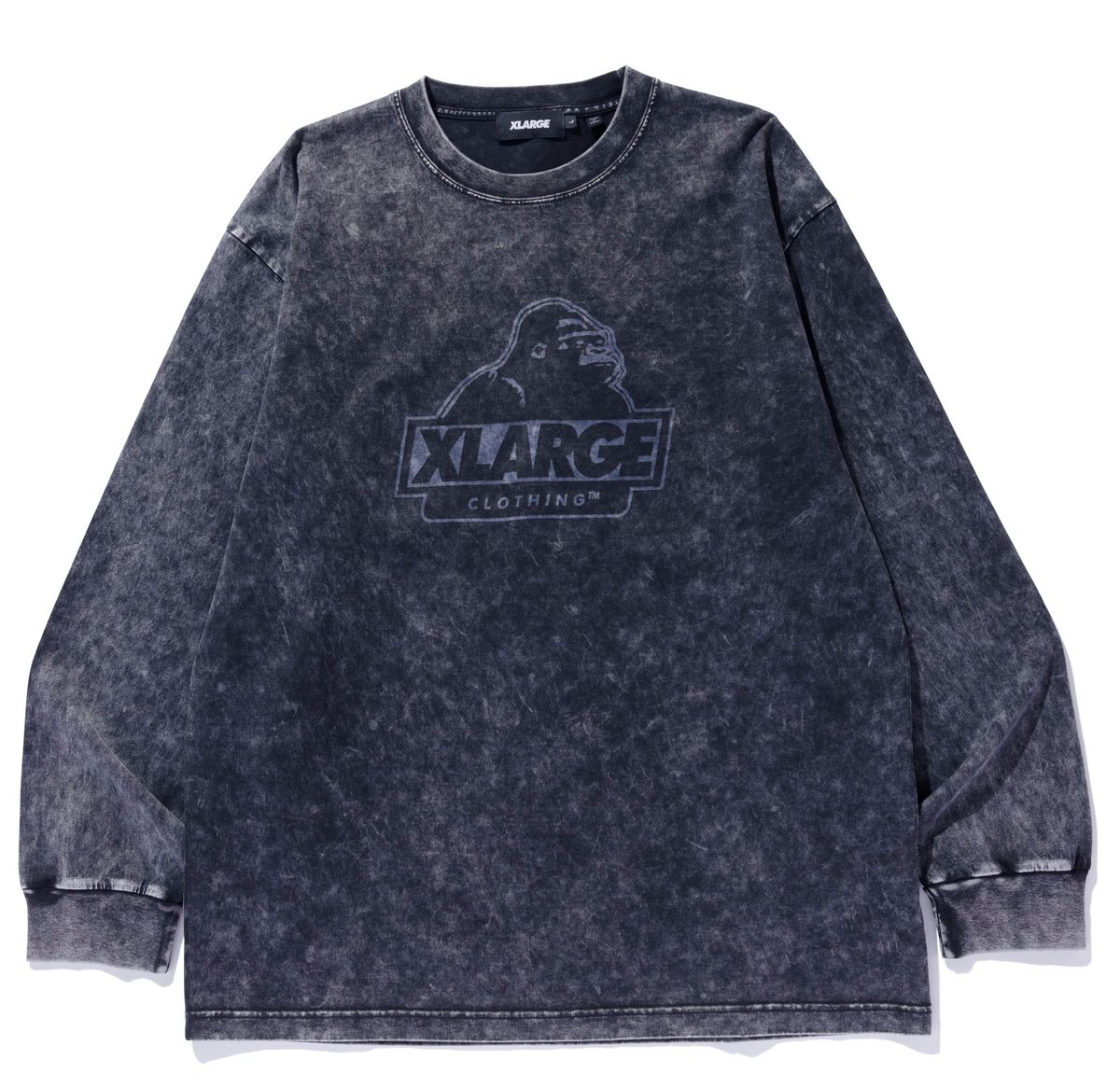 Chemical Wash Slanted OG L/S Tee (Black)