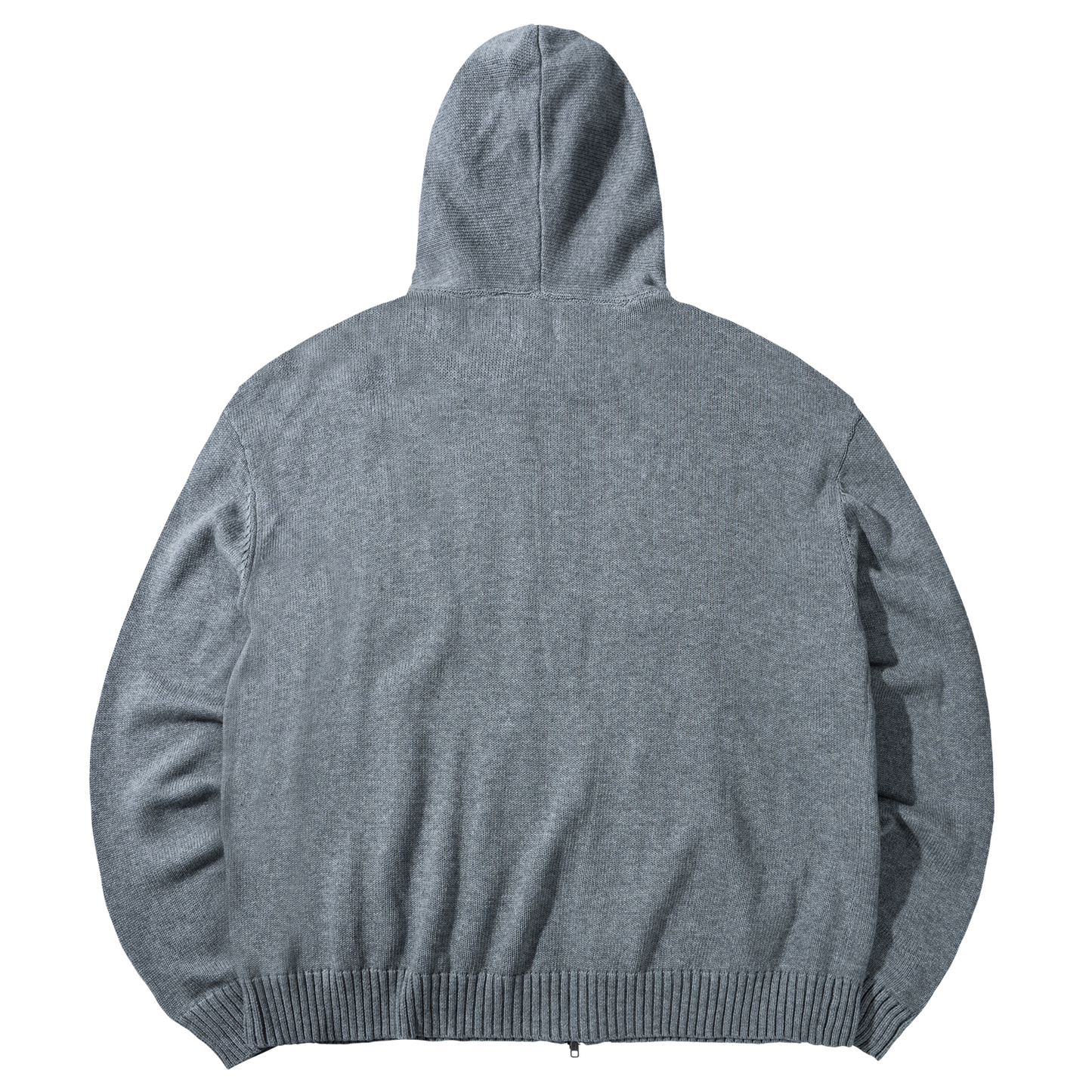 Classic Market Arc Full Zip Sweater Hoodie (Heather Grey)