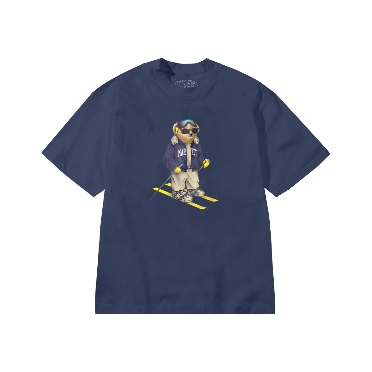 Bear Hitting The Slopes Tee (Vintage Indigo)