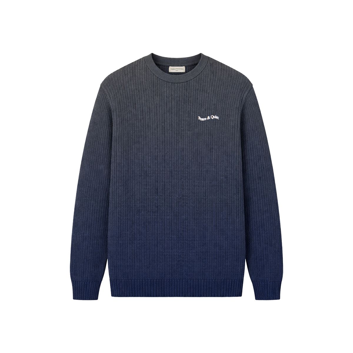 Wordmark Knit Sweater (Navy)