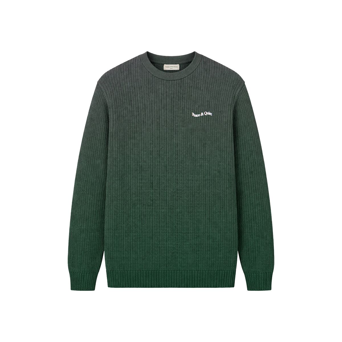 Wordmark Knit Sweater (Pine)