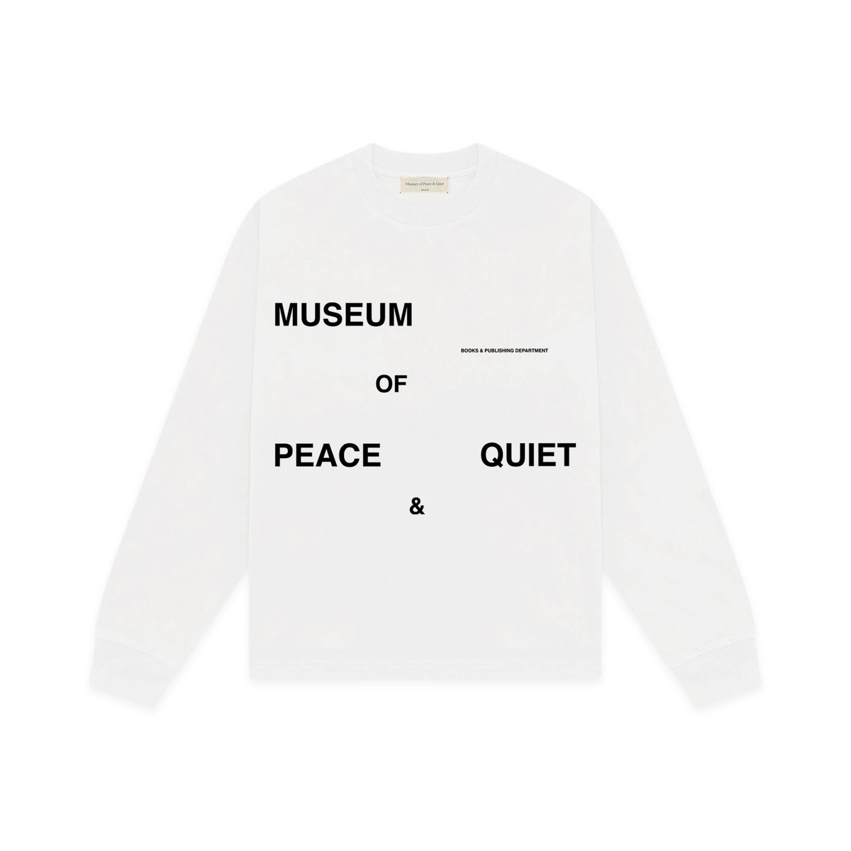 Publishing Dept Long Sleeve Tee (White)
