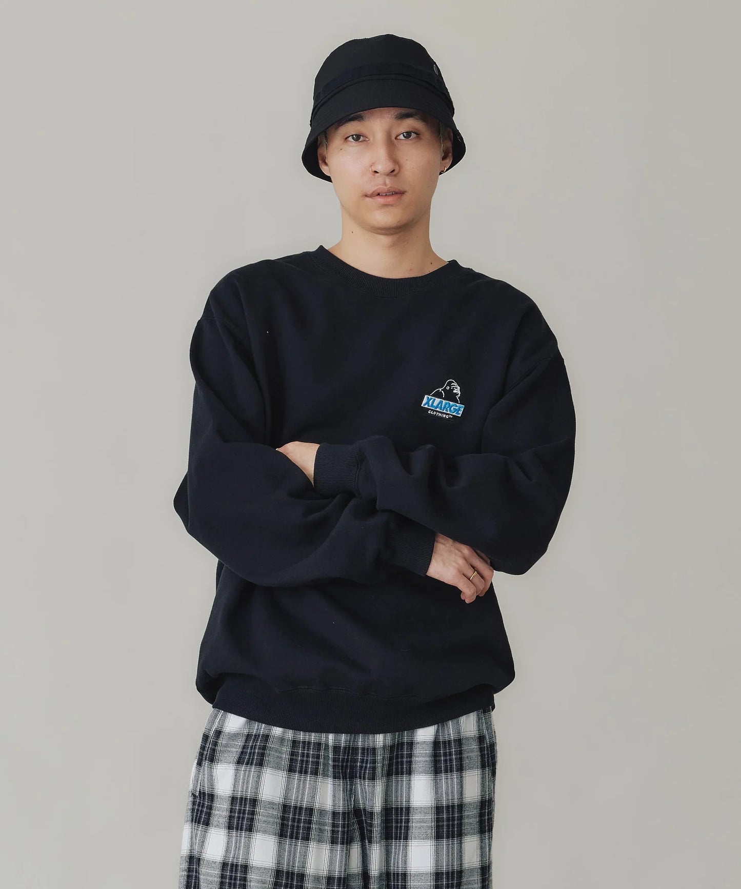 Slanted OG Crewneck Sweatshirt (Black)