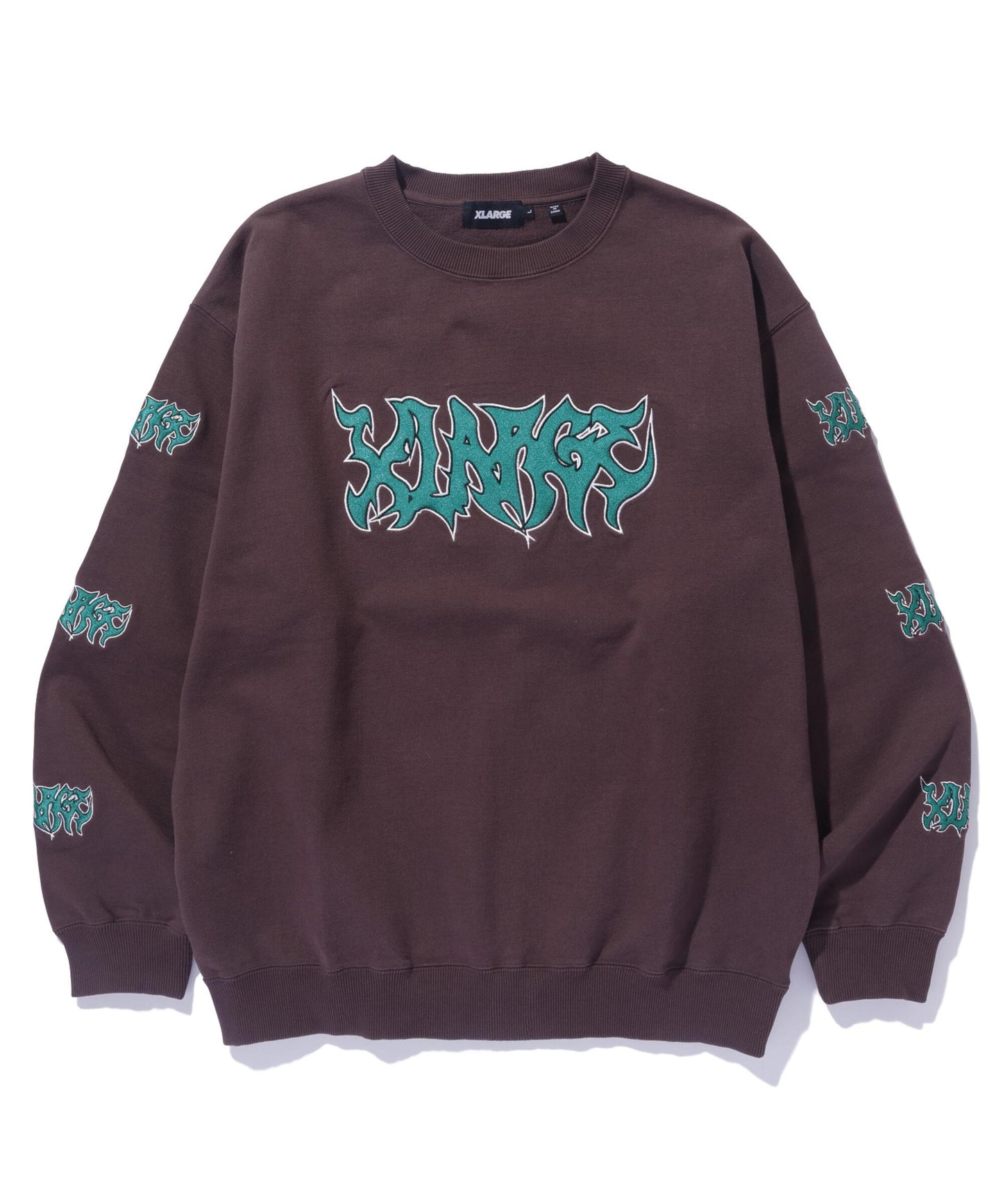 Metal Crewneck Sweatshirt (Brown)