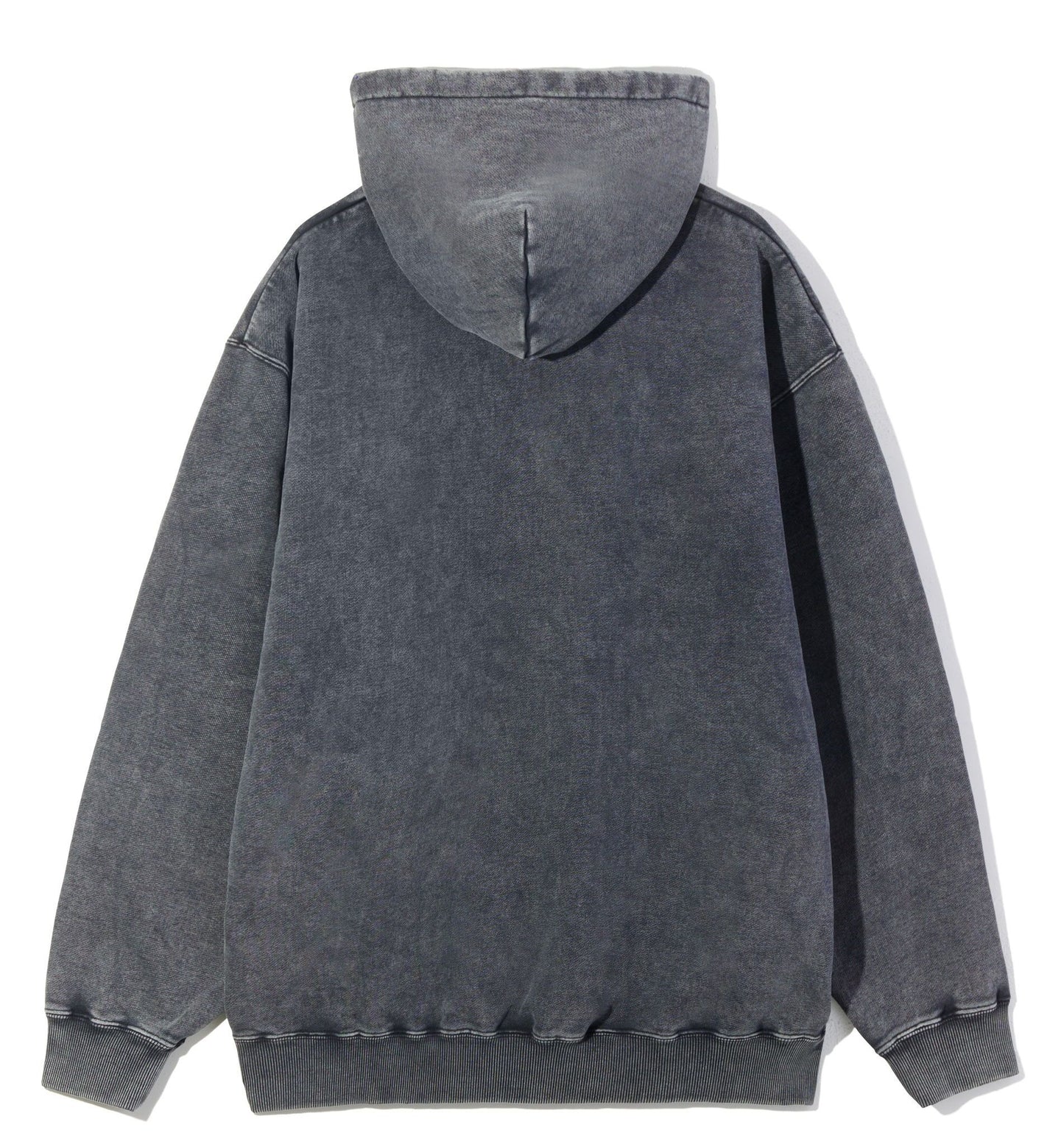 College Logo Dyed Hoodie (Black)