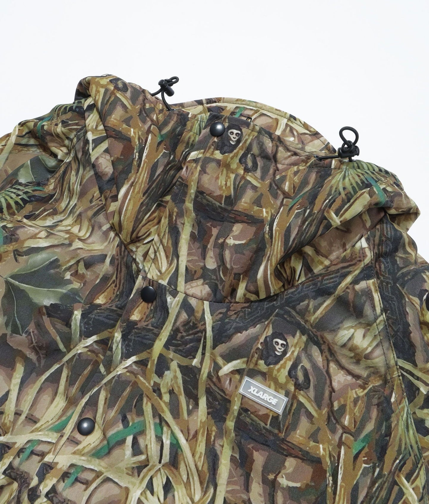 Hooded Puffer Jacket (Camo)
