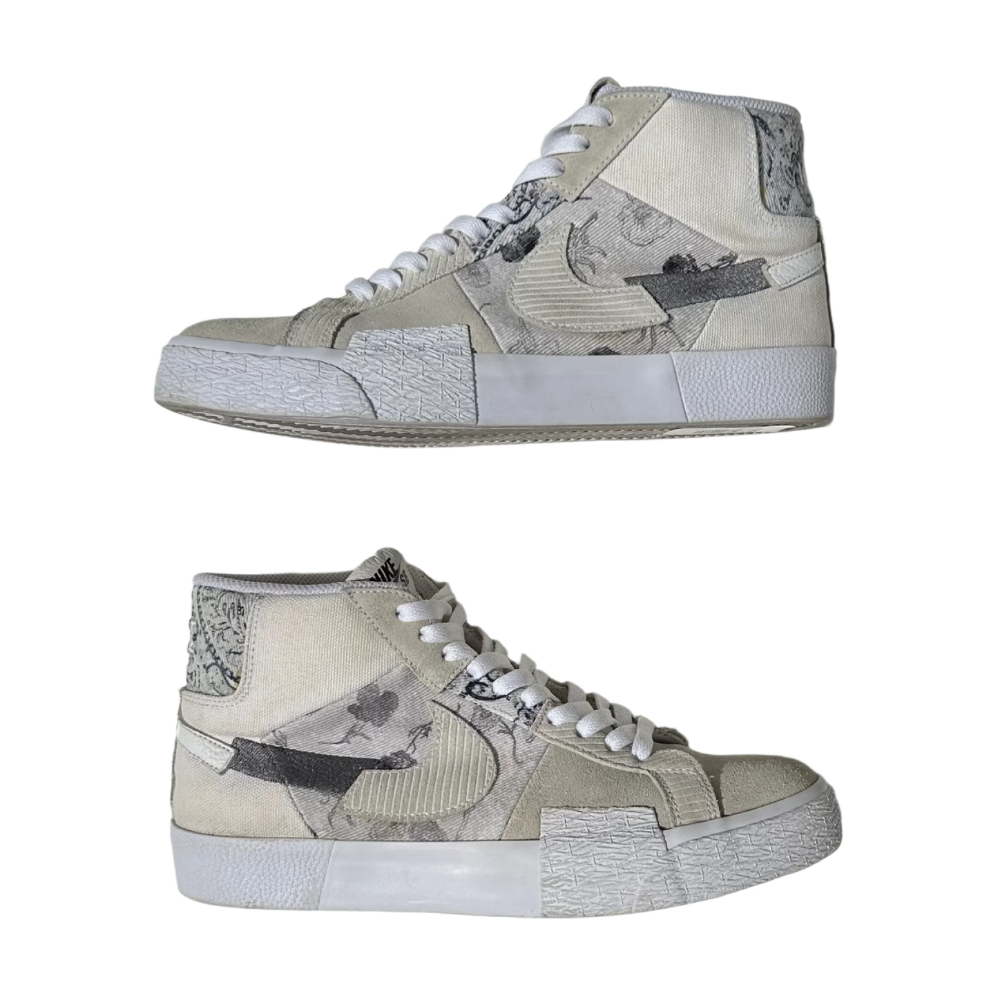 SB Blazer Mid Premium "White/Smoke" (De uso)