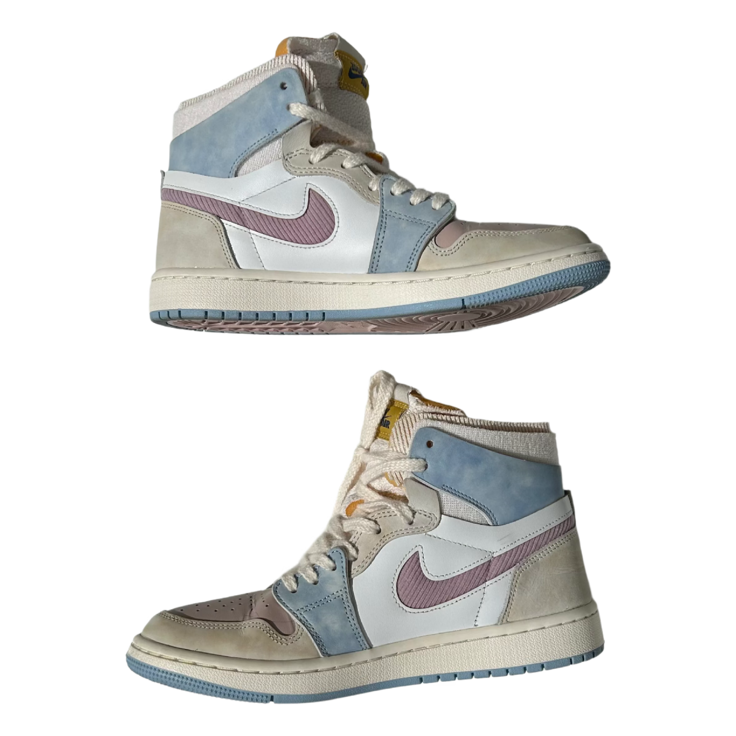 Jordan 1 High Zoom Air Comfort "Pink Oxford" (De Uso)