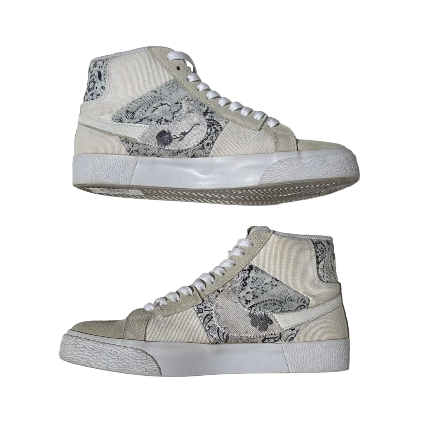 SB Blazer Mid Premium "White/Smoke" (De uso)