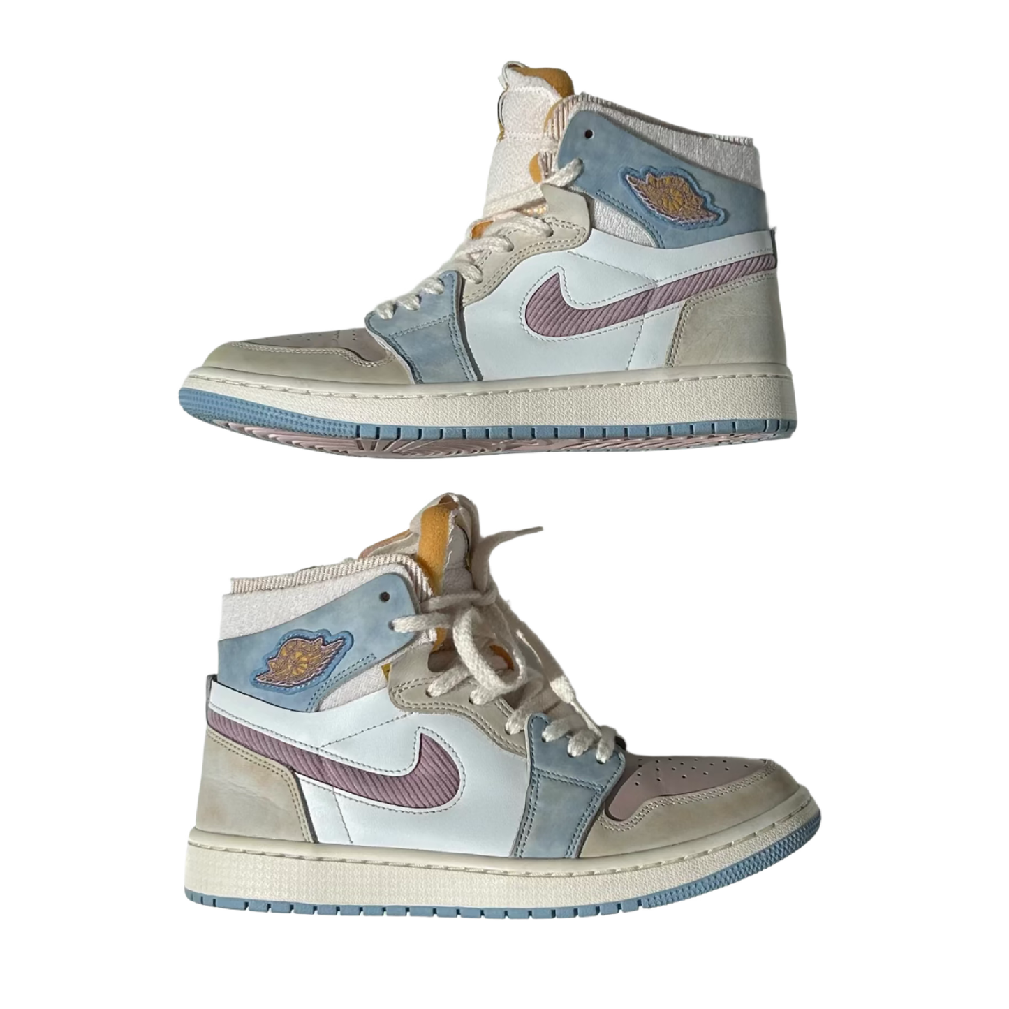 Jordan 1 High Zoom Air Comfort "Pink Oxford" (De Uso)