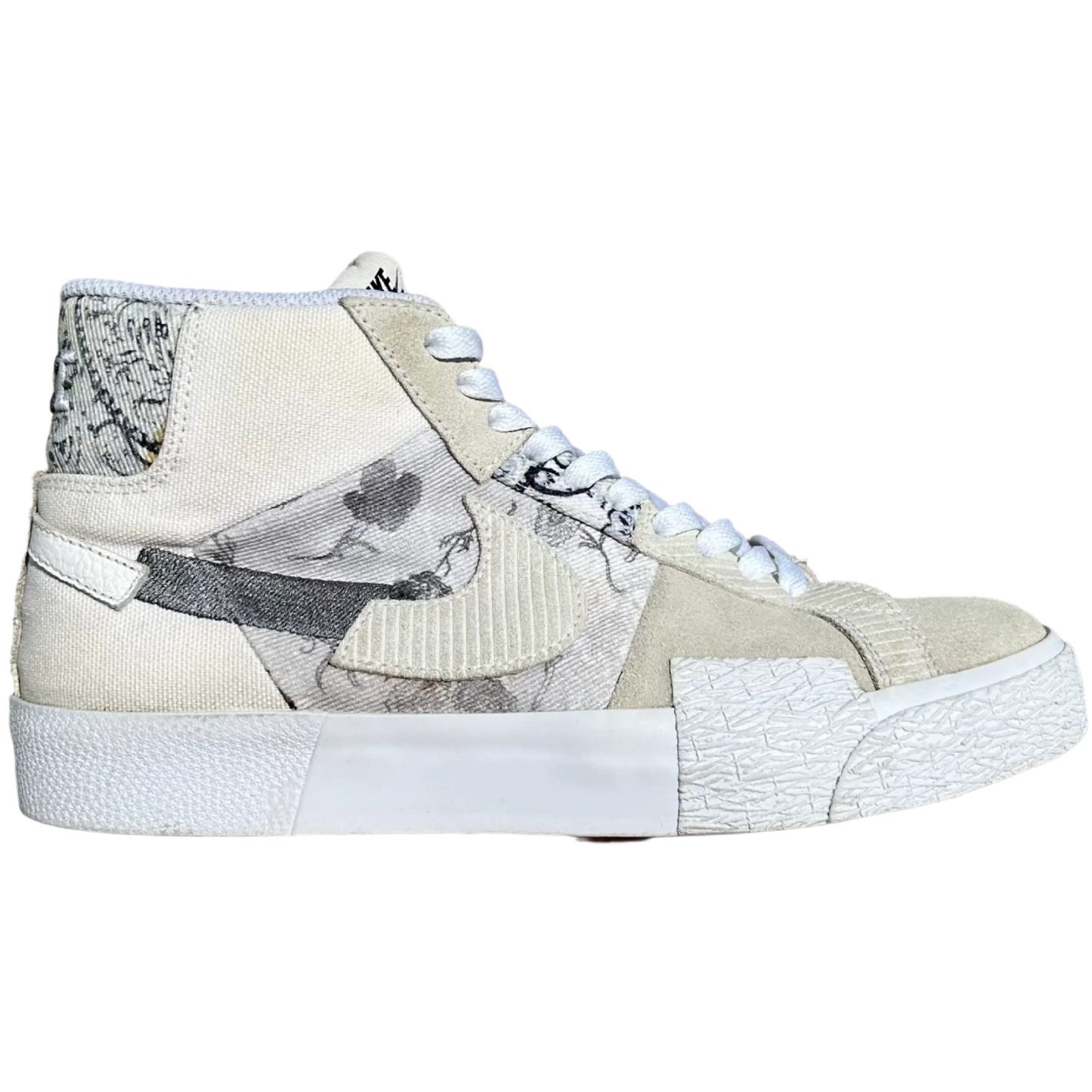 SB Blazer Mid Premium "White/Smoke" (De uso)