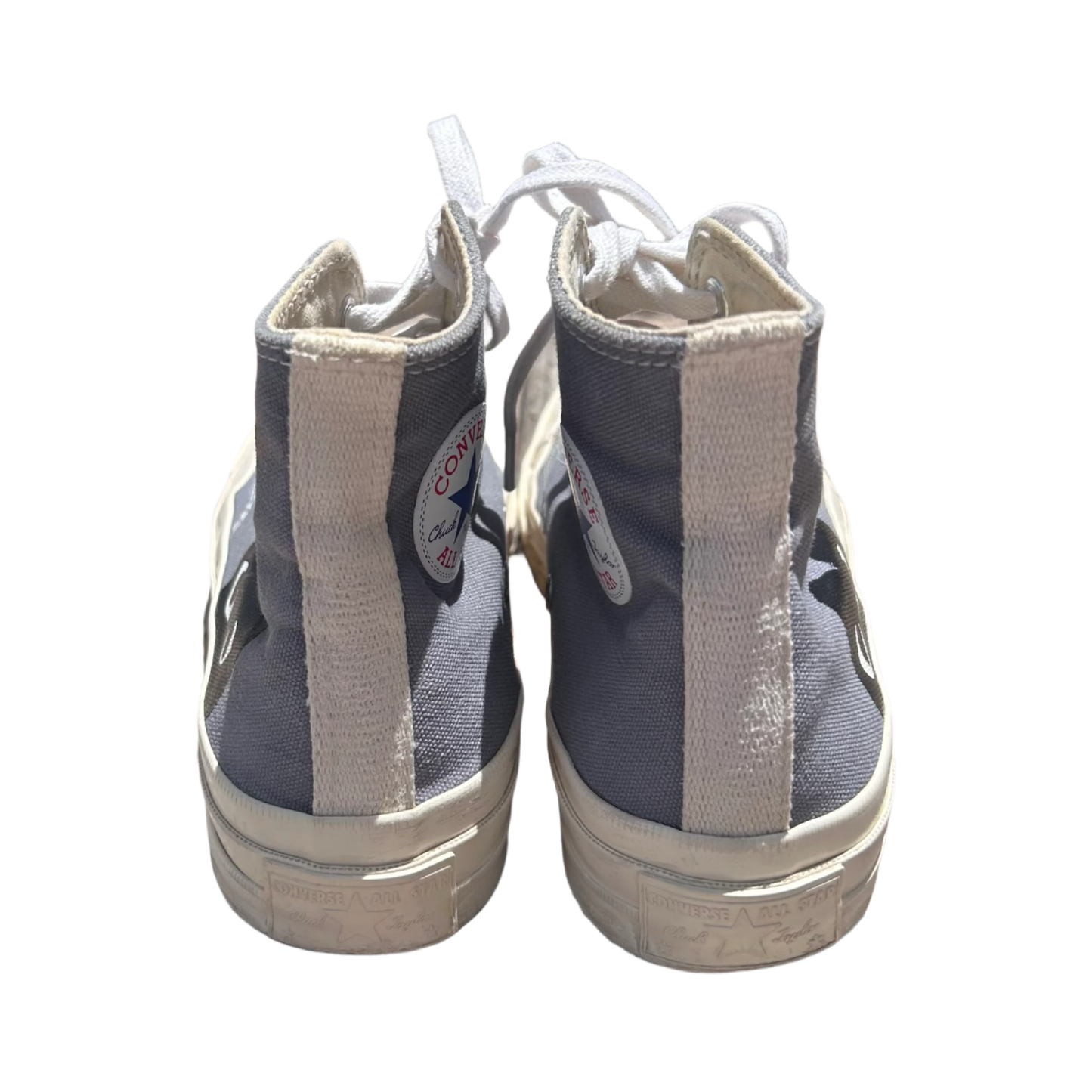 Converse Chuck Taylor x CDG PLAY "Steel Gray" (De Uso)