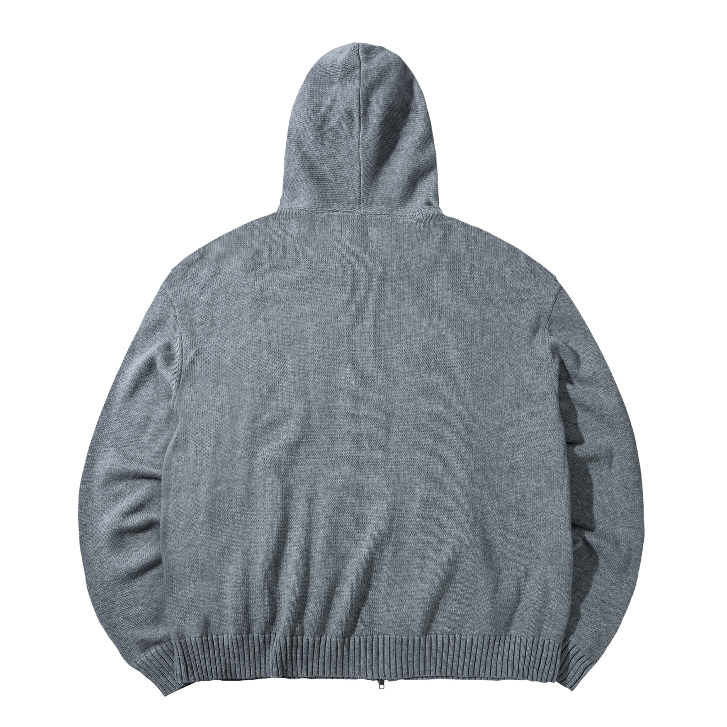 Classic Market Arc Full Zip Sweater Hoodie (Heather Grey)