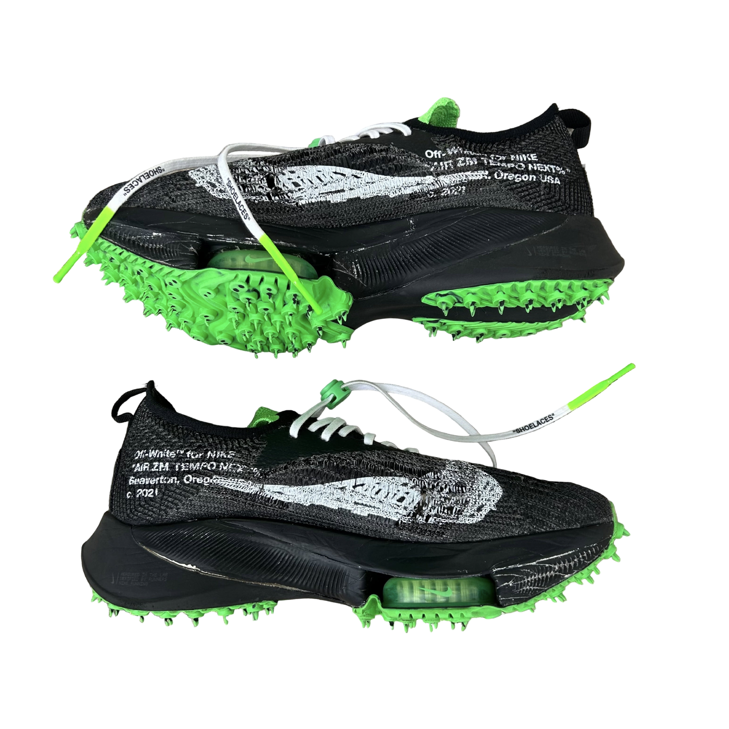 Off-White x Air Zoom Tempo Next% (De Uso)