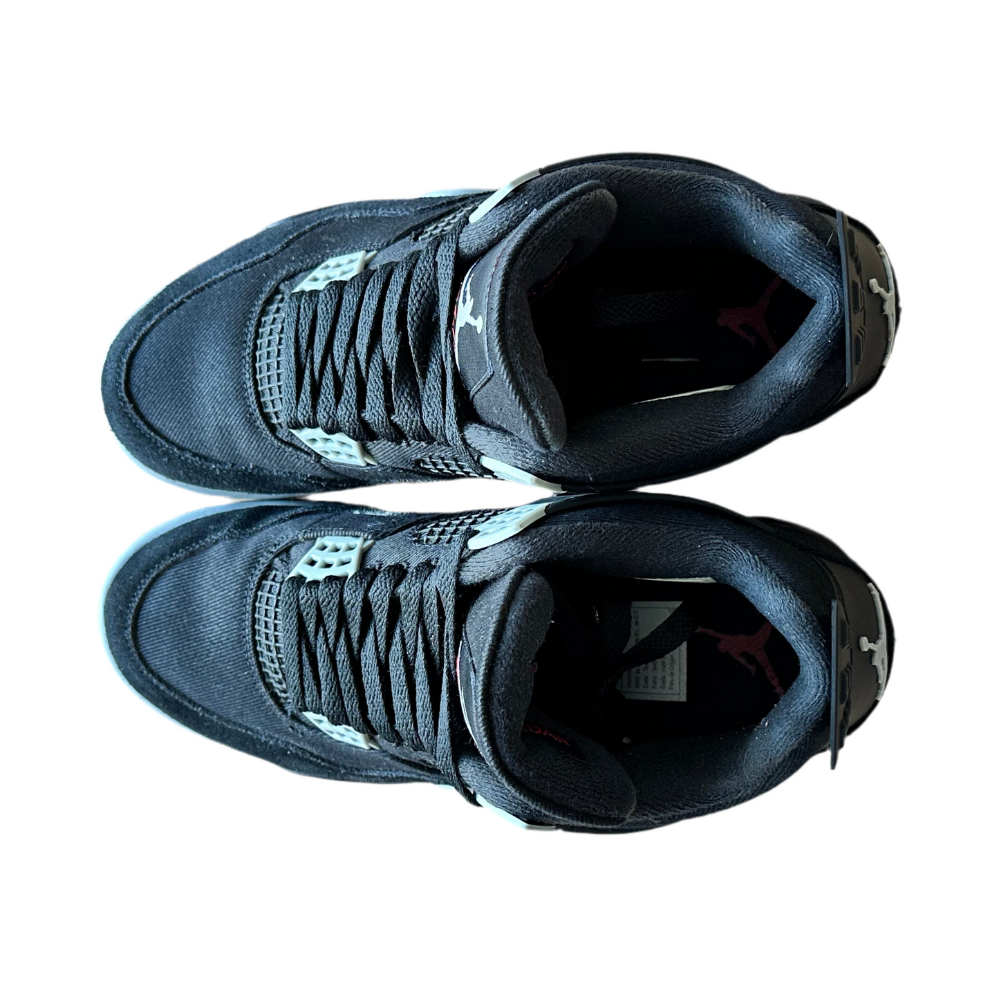 Jordan 4 Retro "Black Canvas" (De Uso)