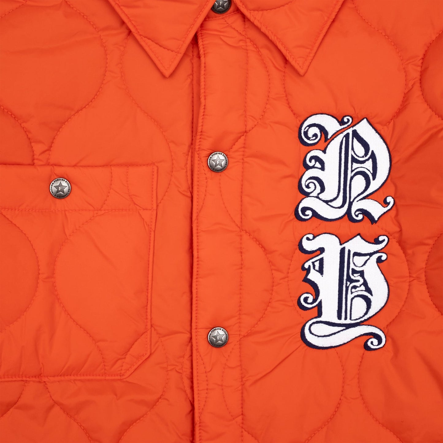 NY Quilted Jacket (Safety Orange)