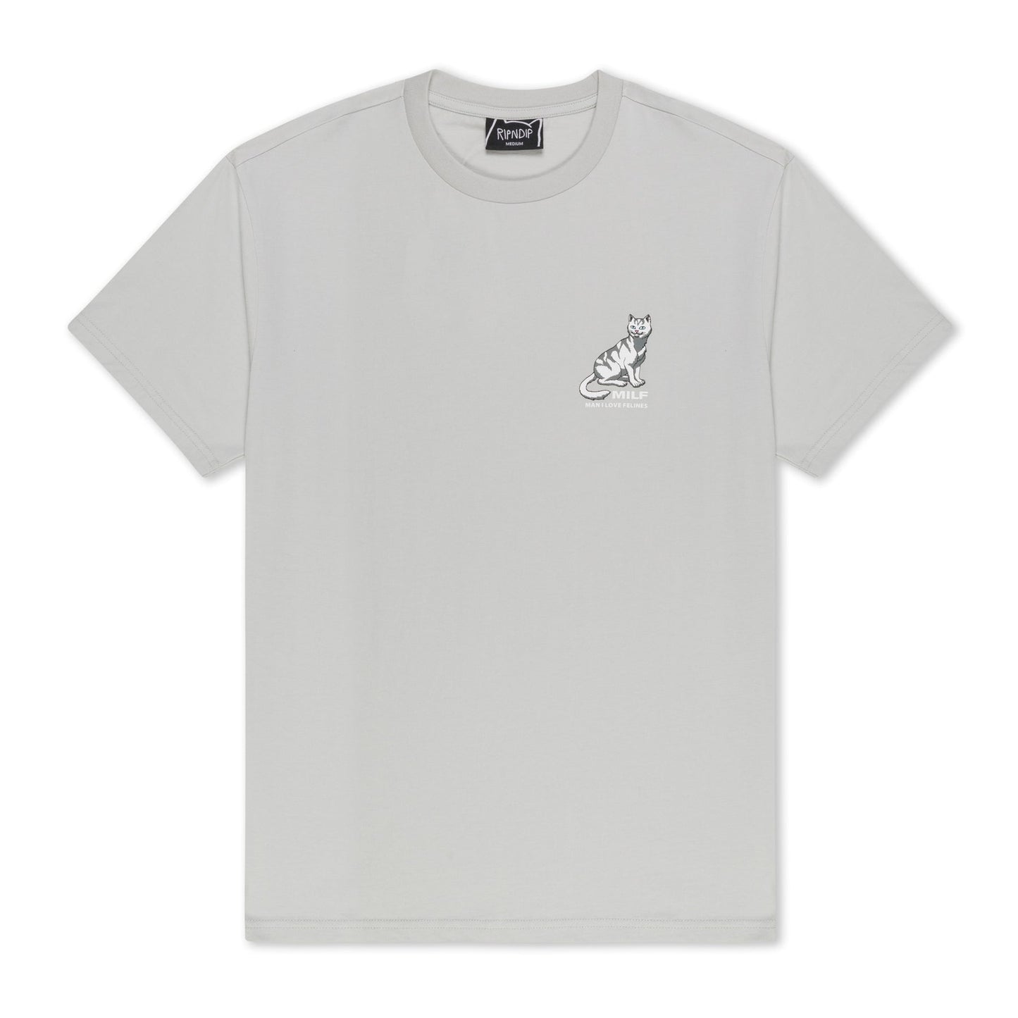 Man I Love Felines Tee (Grey)