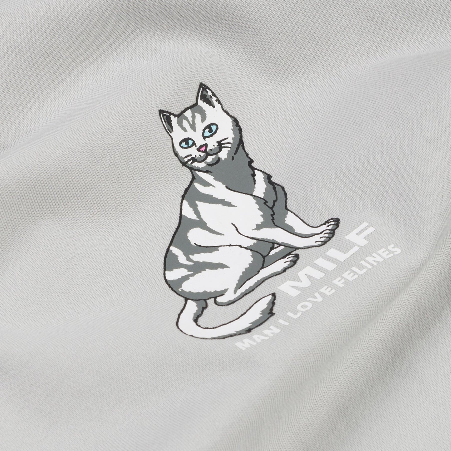 Man I Love Felines Tee (Grey)