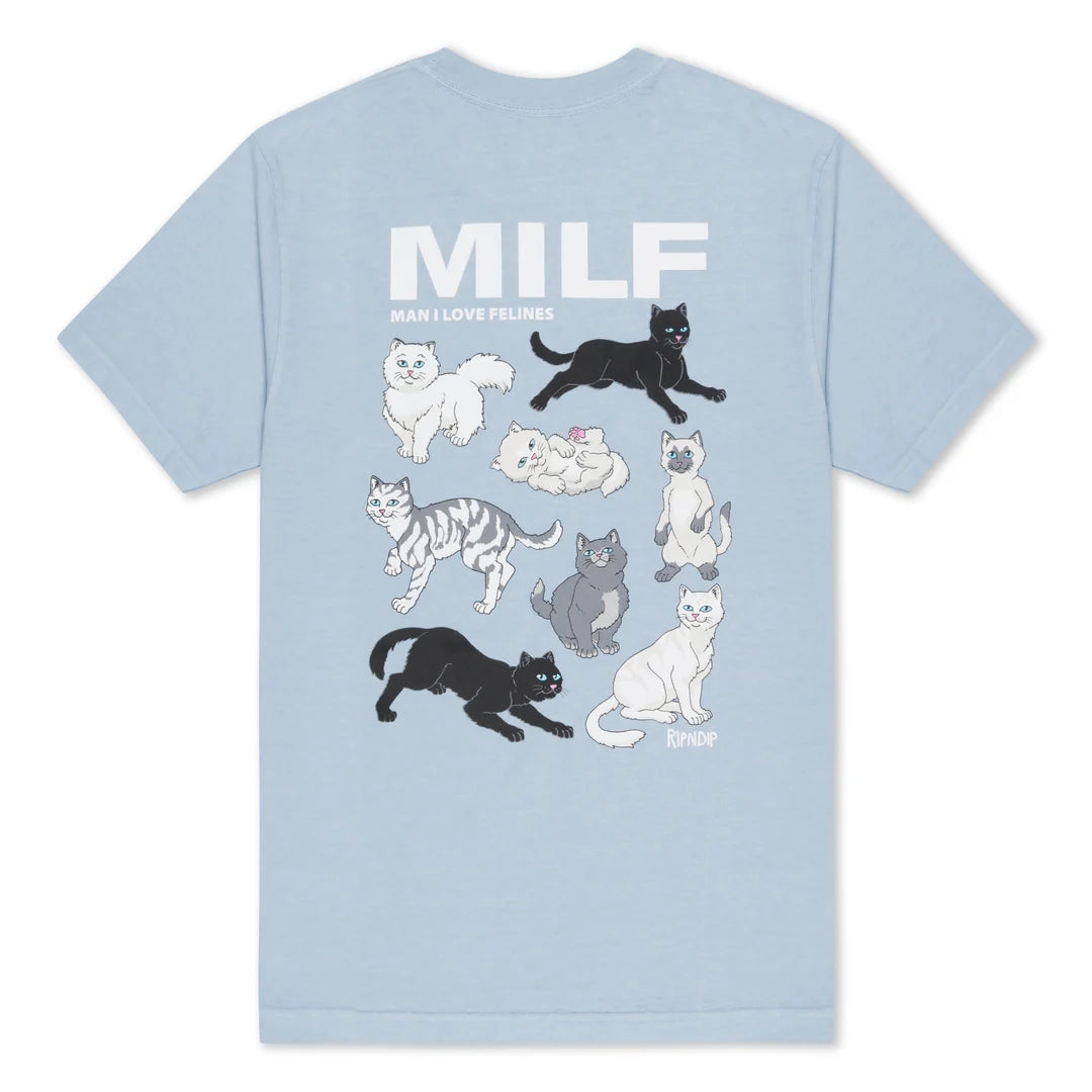 Man I Love Felines Tee (Powder Blue)
