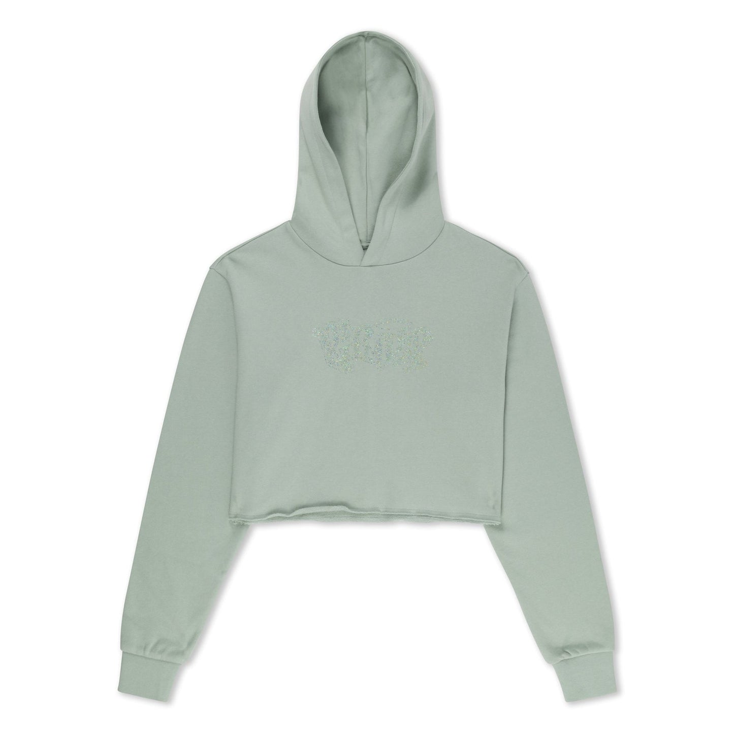 Angels Cropped Hoodie