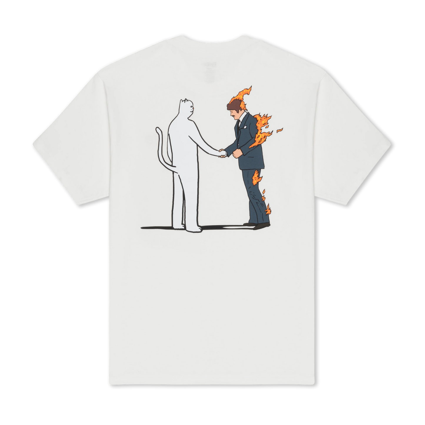 Burn Tee (Bone)