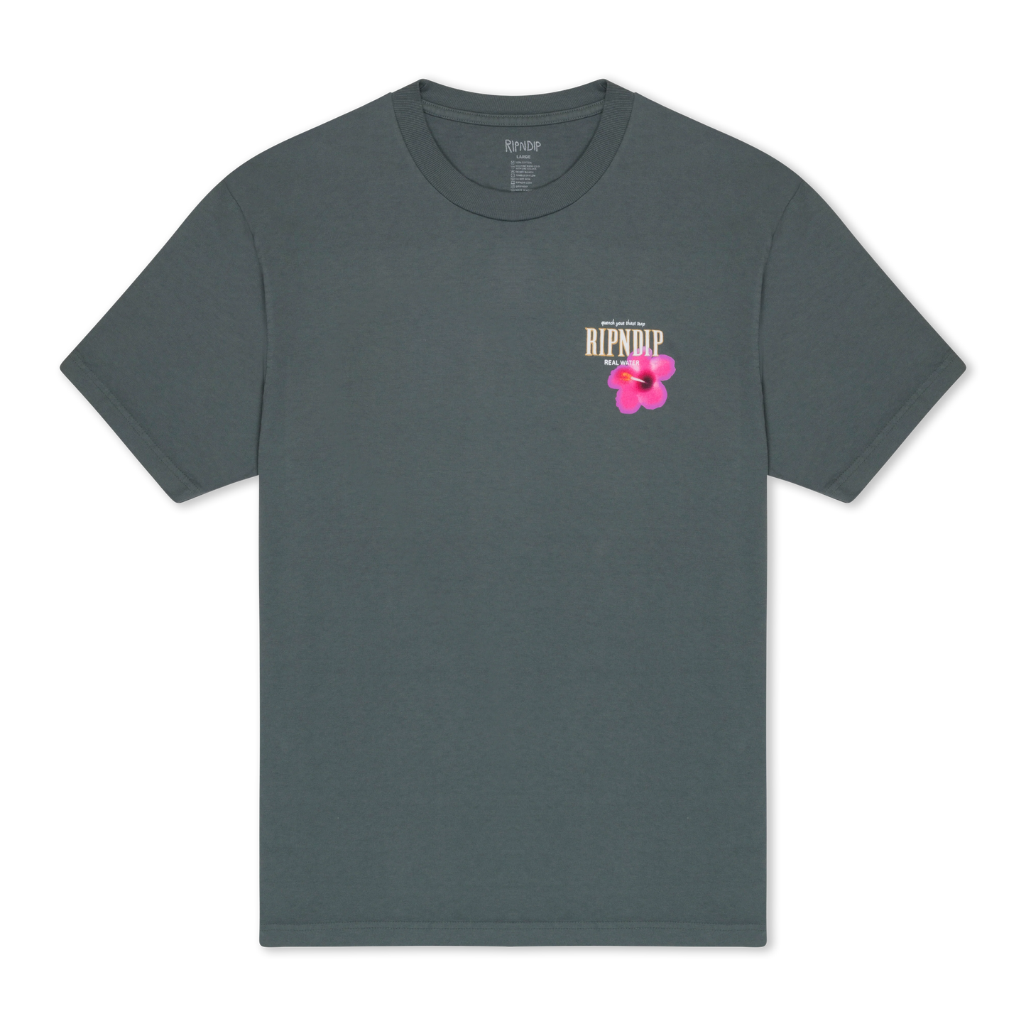 Real Water Tee (Charcoal)