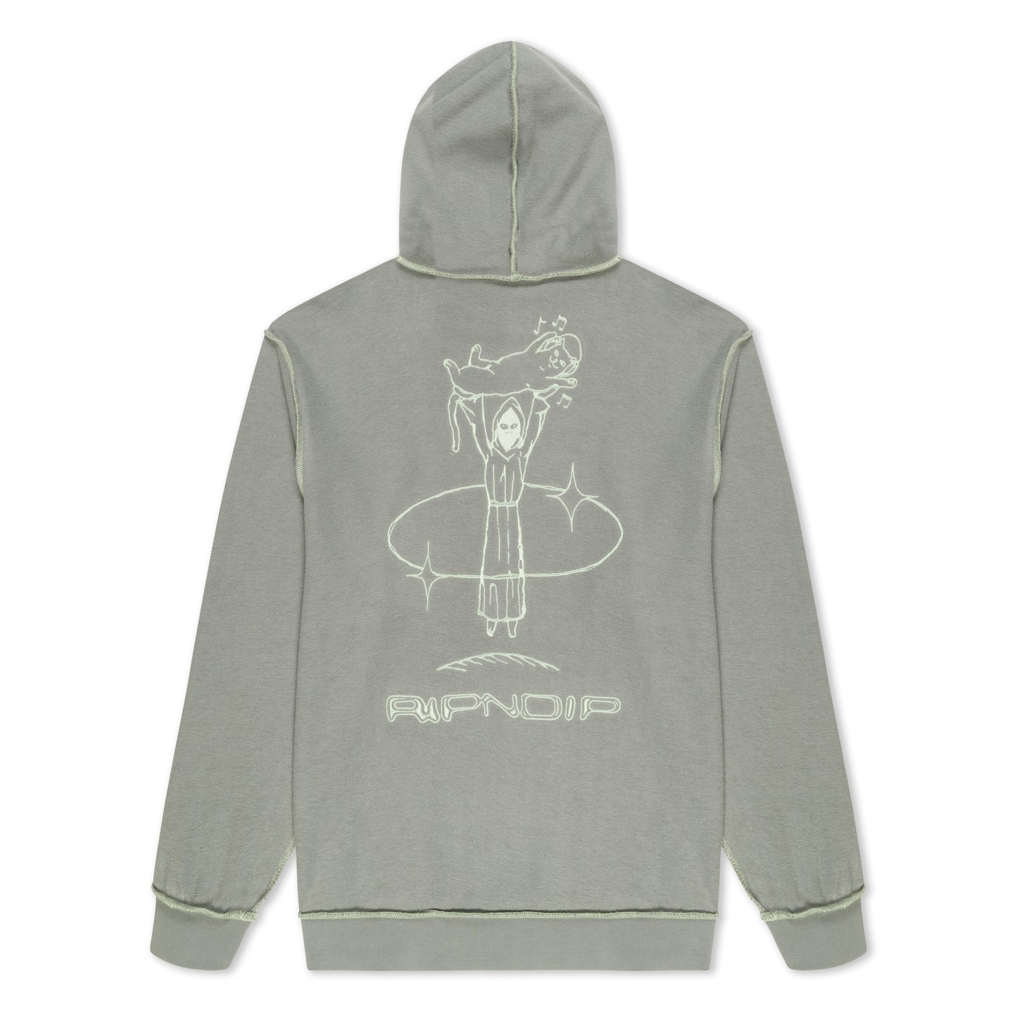 Saturn Reverse Stitch Fleece Hoodie