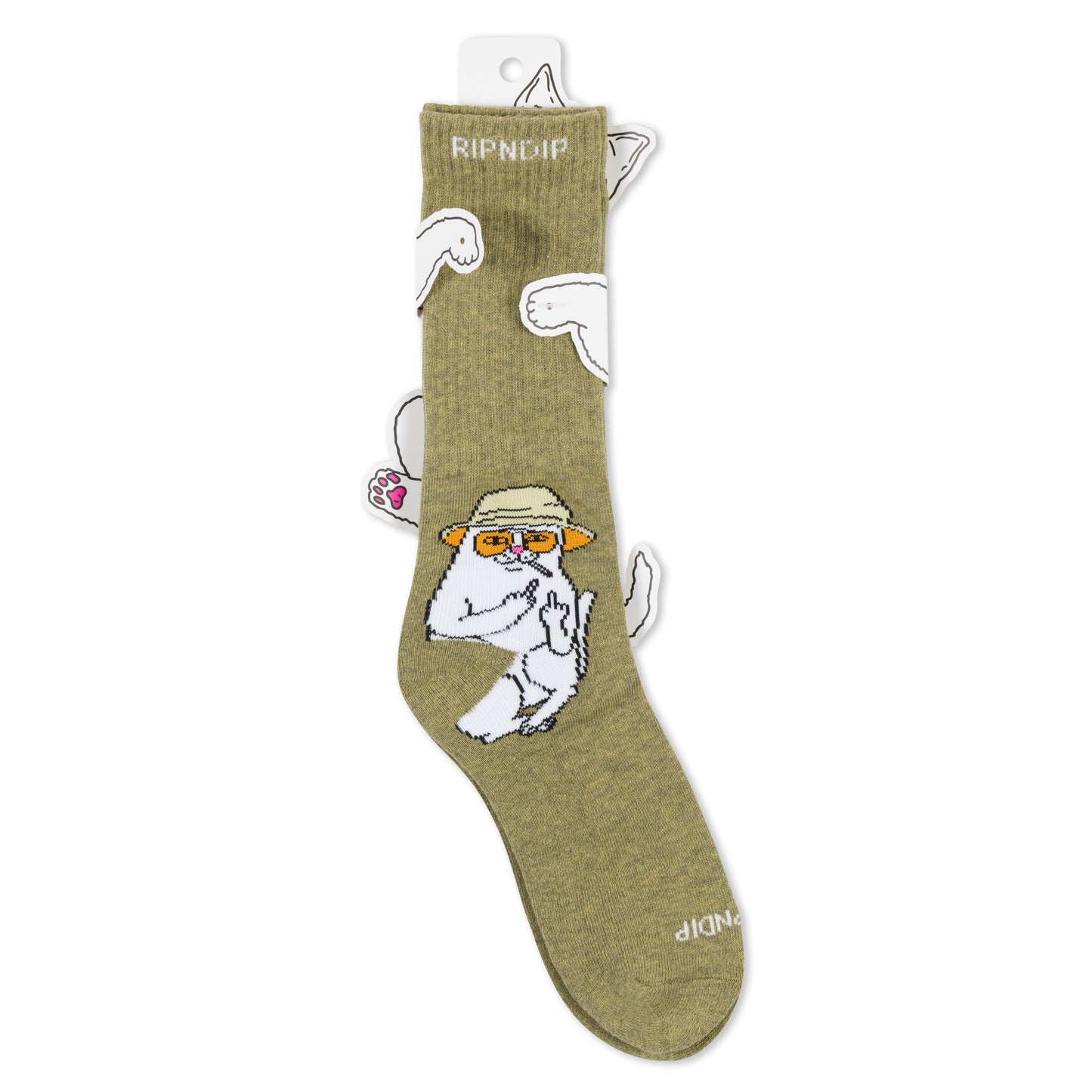 Lord Nermal Blossom Mid Socks (Almond)