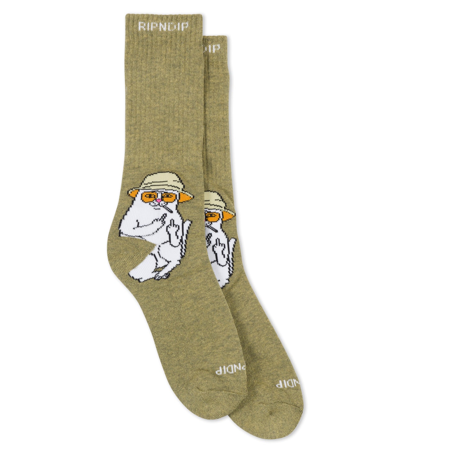Lord Nermal Blossom Mid Socks (Almond)