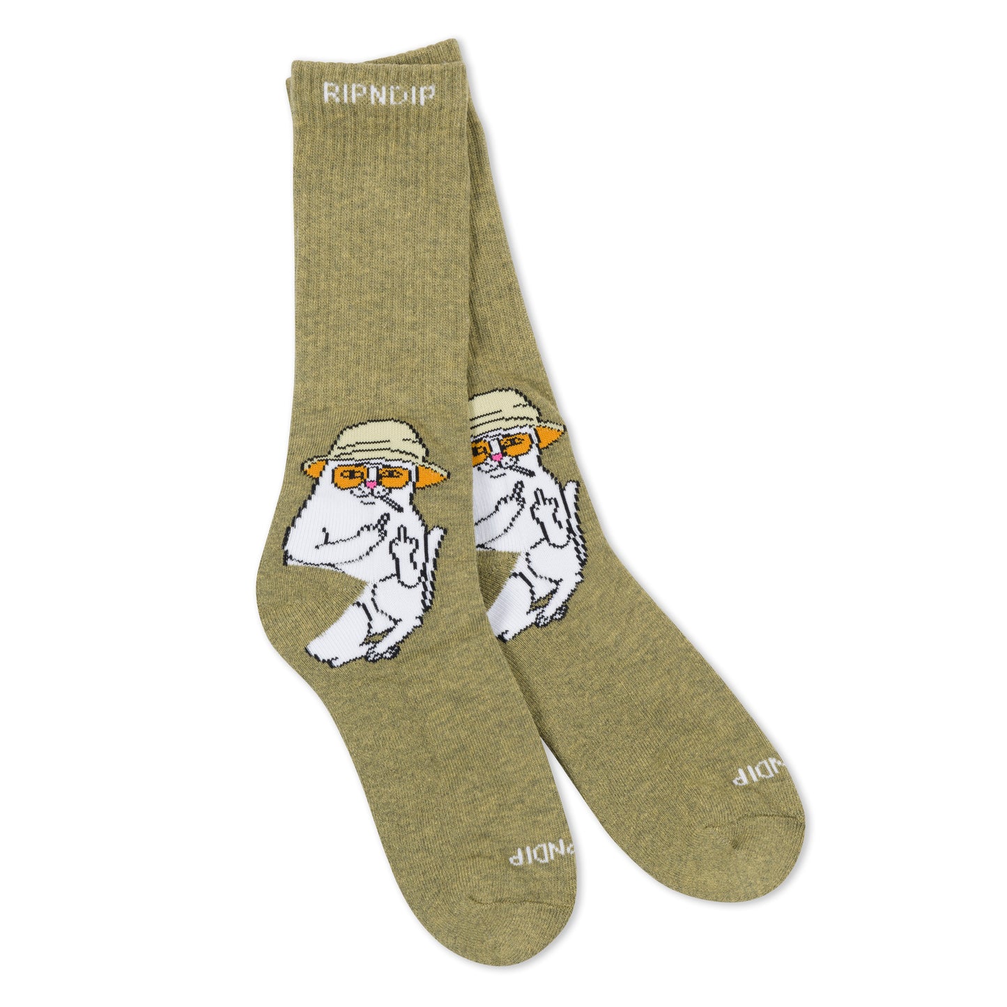 Lord Nermal Blossom Mid Socks (Almond)