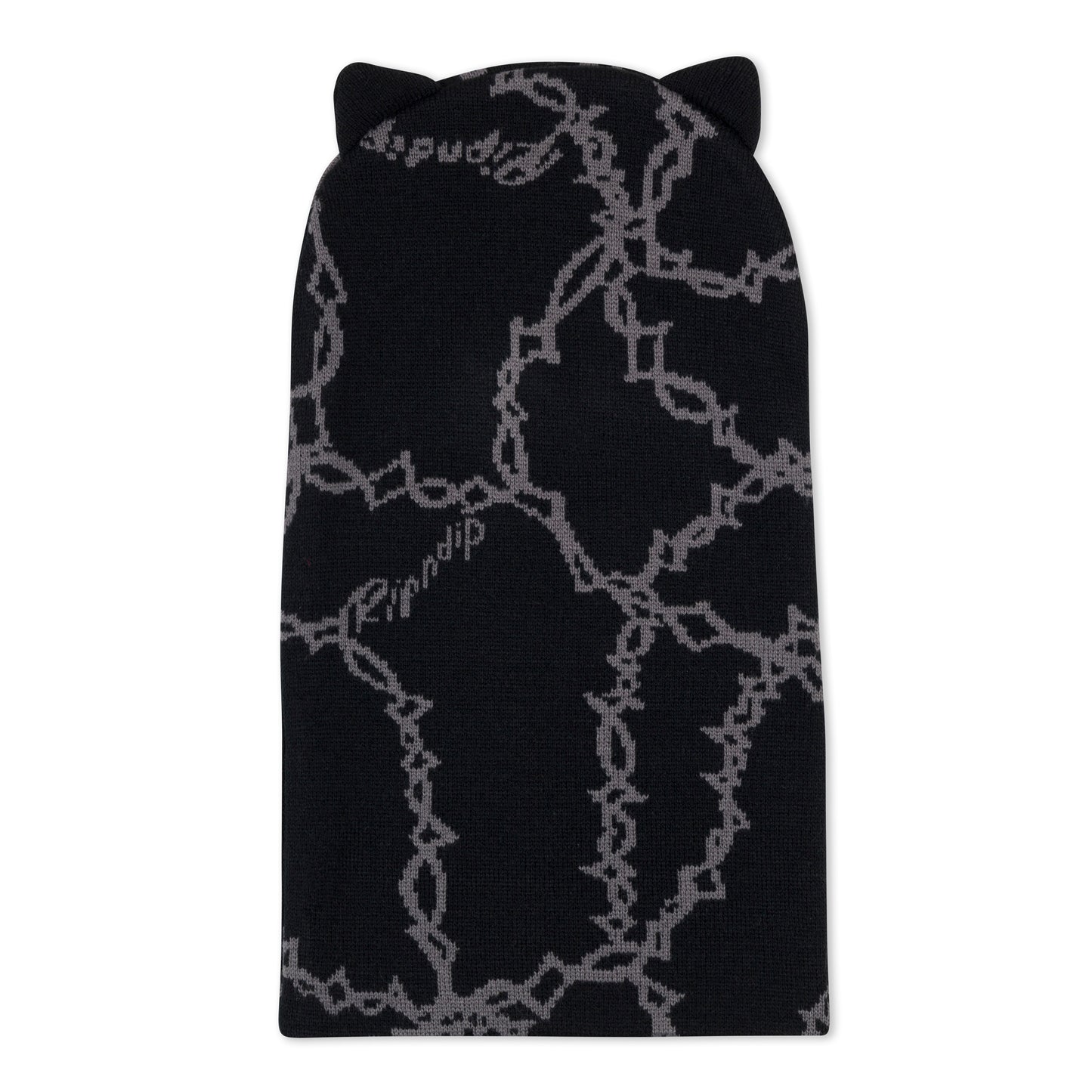 Kitty Ear Wired Balaclava (Black)