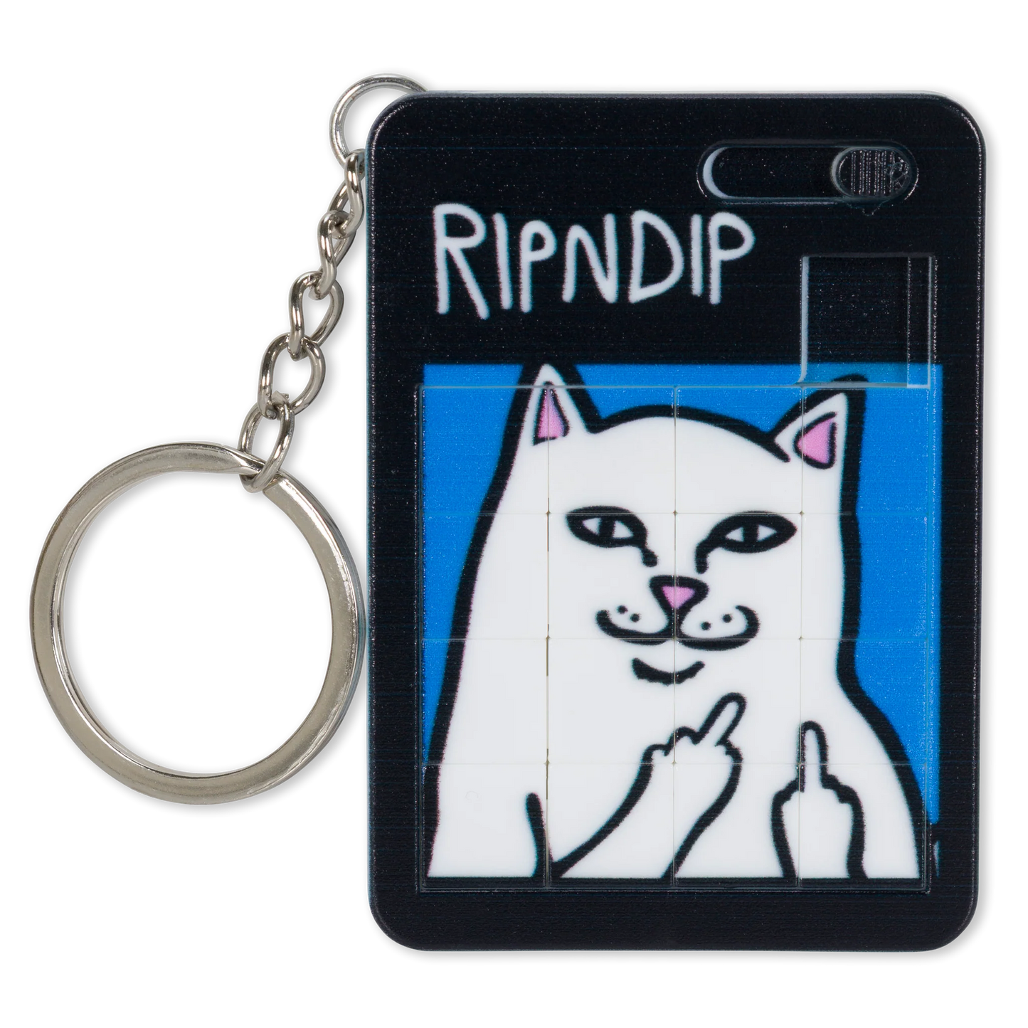 Lord Nermal Puzzle Keychain (Black)