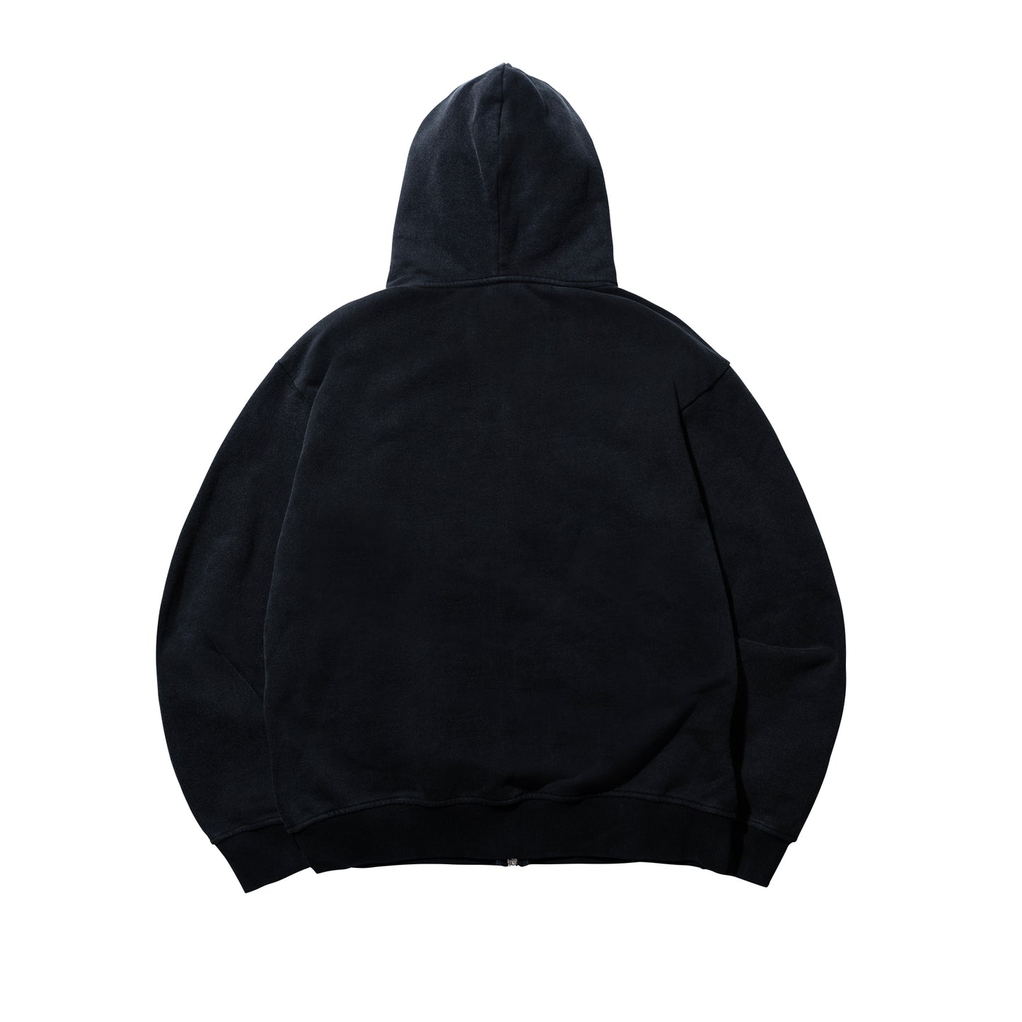 Shadow Arc Full Zip Hoodie (Washed Black)