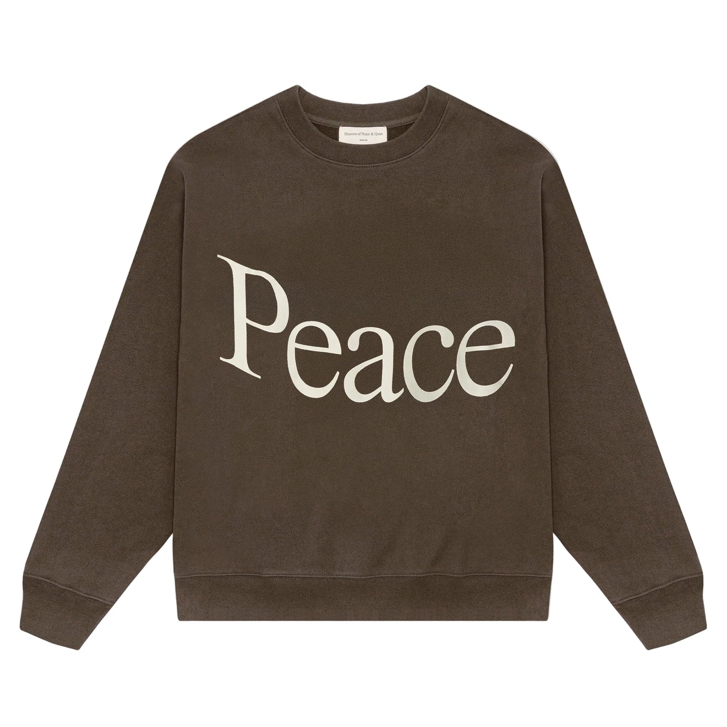 Jumbo Wordmark Crewneck (Brown)