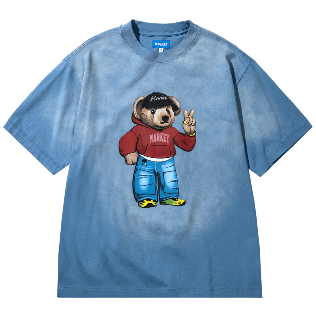 Fit Check Bear Tee (Sky Blue)
