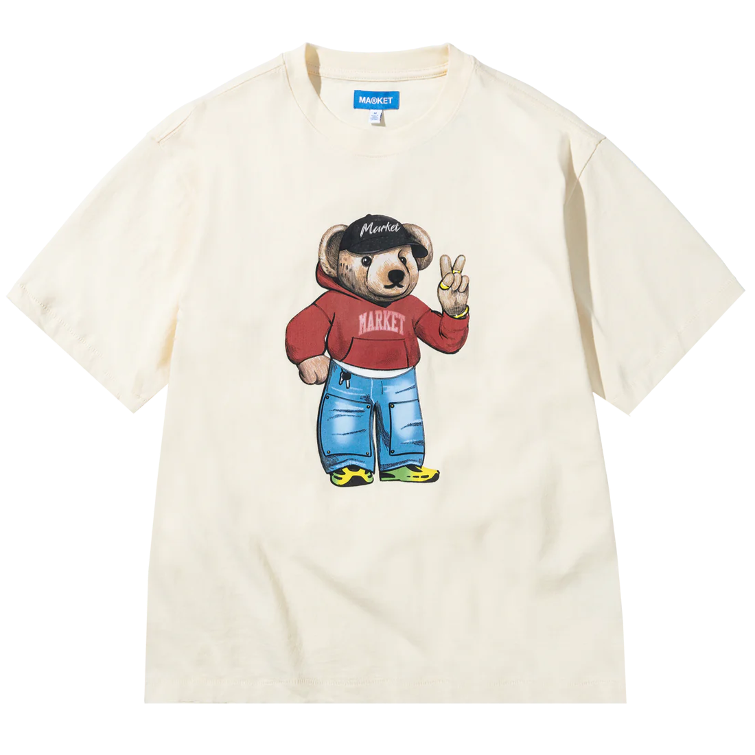 Fit Check Bear Tee (Butter Cream)