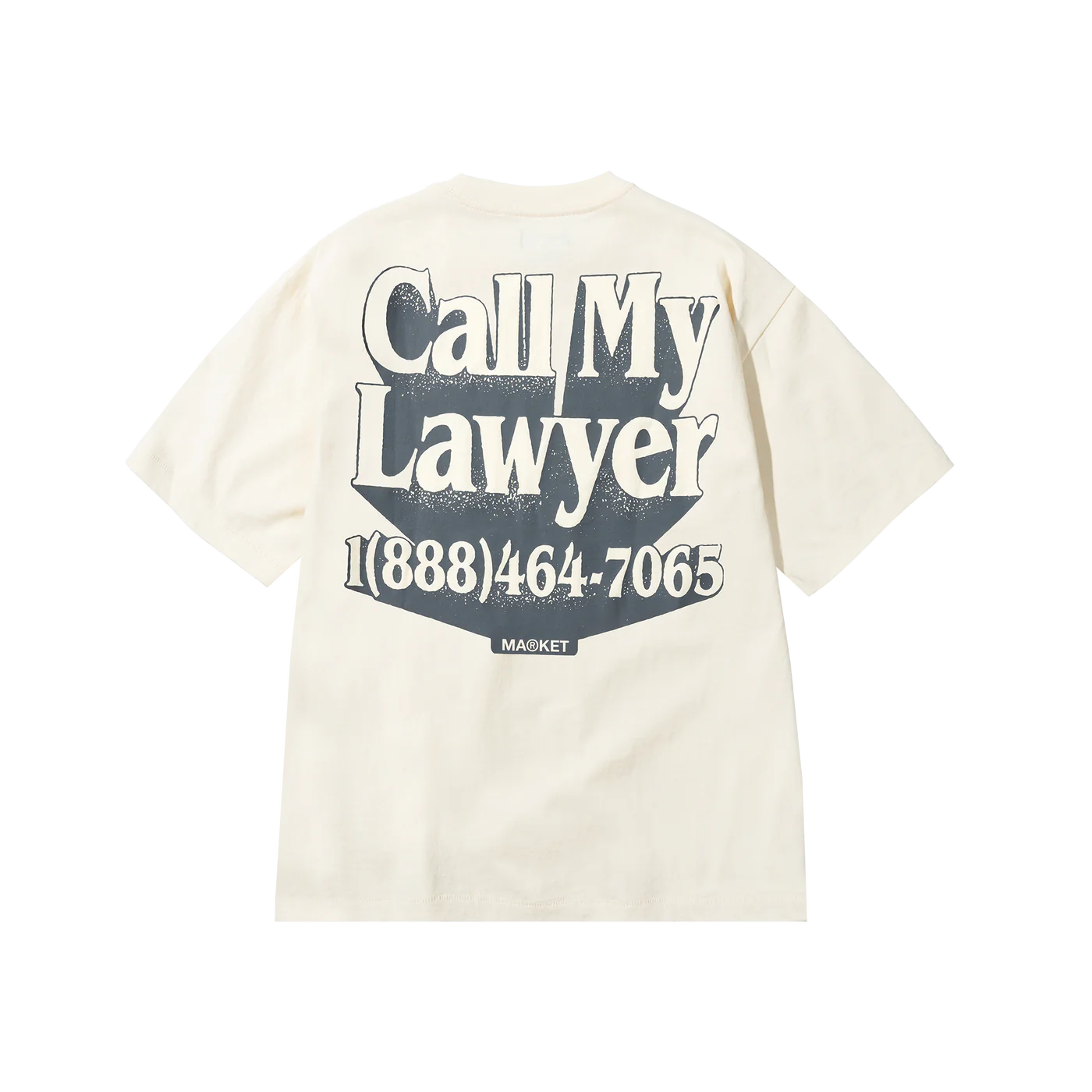 Call My Lawyer 3D Tee (Butter Cream)