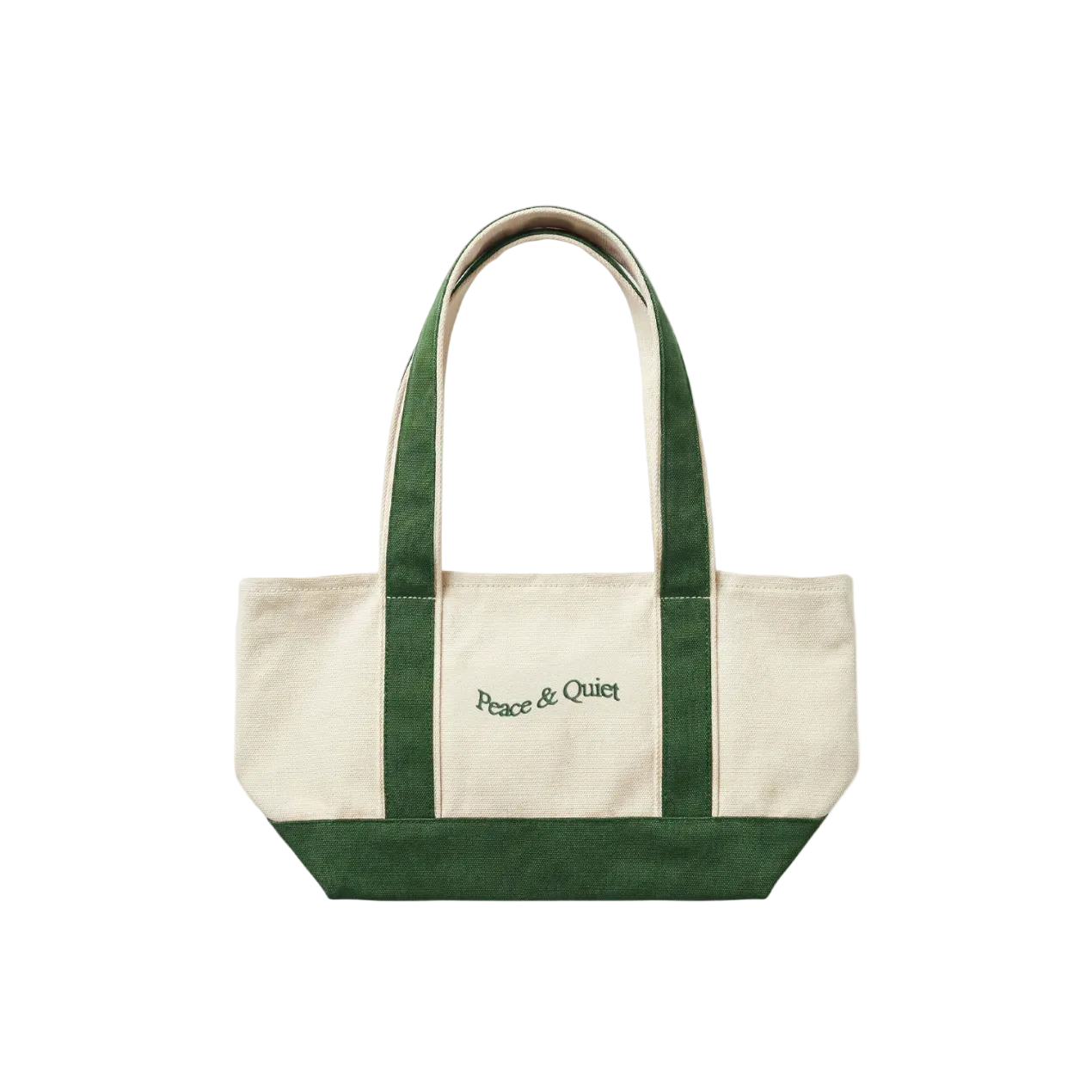 Mini Wordmark Small Boat Tote (Forest)