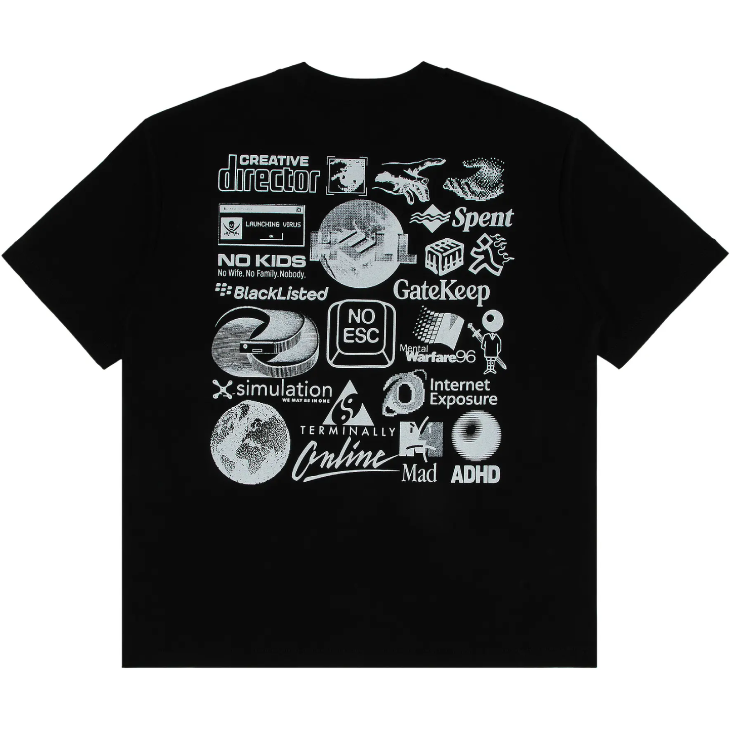 Terminally Online Tee (Black)