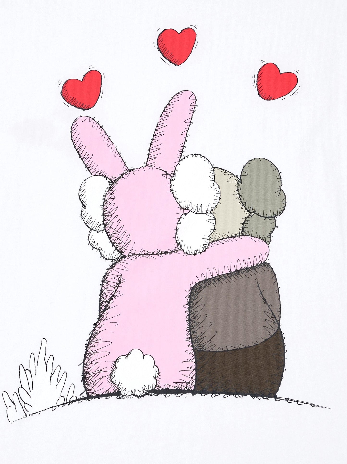 KAWS + Warhol UT "Hearts" Tee