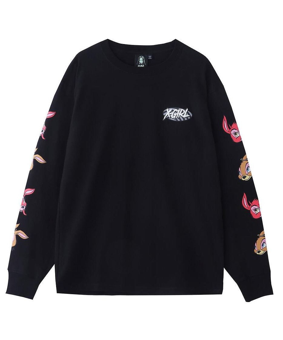 X-GIRL × KOZIK BUNNY Tee (Black)
