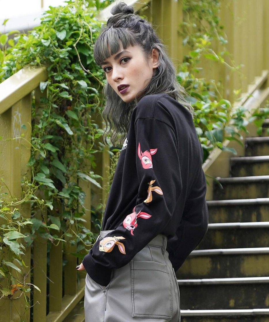 X-GIRL × KOZIK BUNNY Tee (Black)