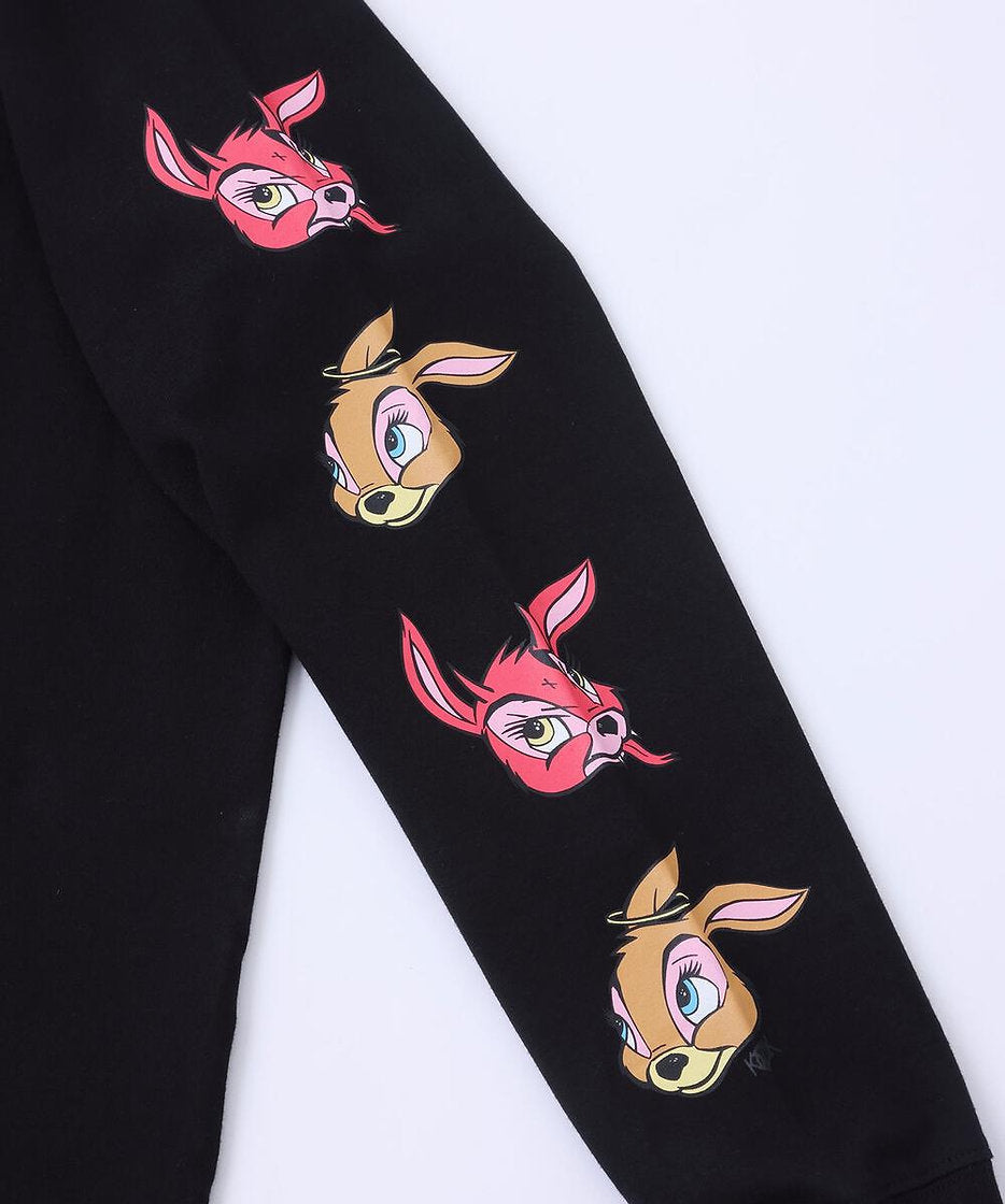 X-GIRL × KOZIK BUNNY Tee (Black)