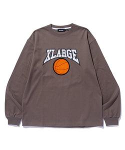 Team Logo Long Sleeve Tee (Brown)