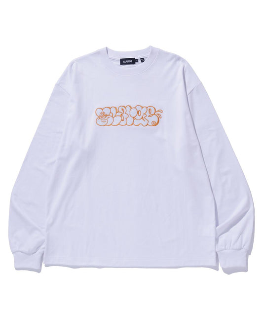 XL Grafitti Long Sleeve Tee (White)