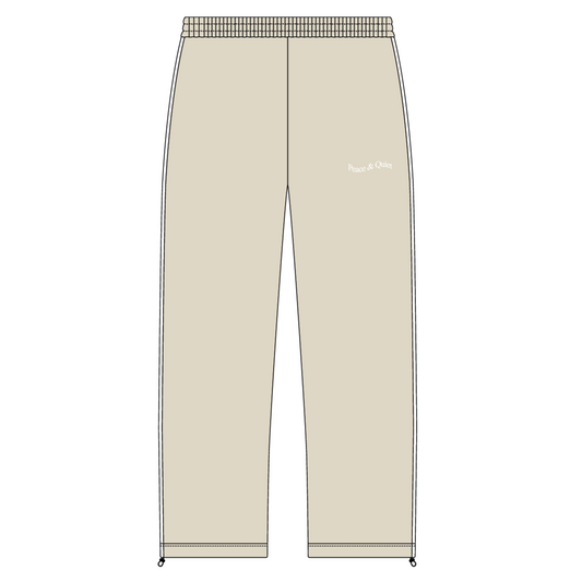 Wordmark Nylon Pants (Bone)