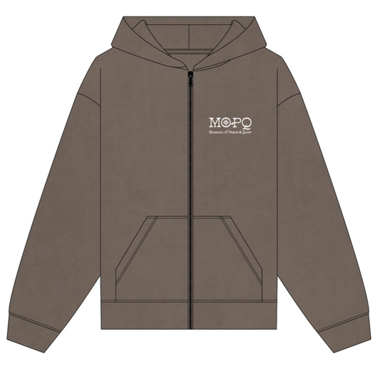 Southwest Zip-up Hoodie (Brown)