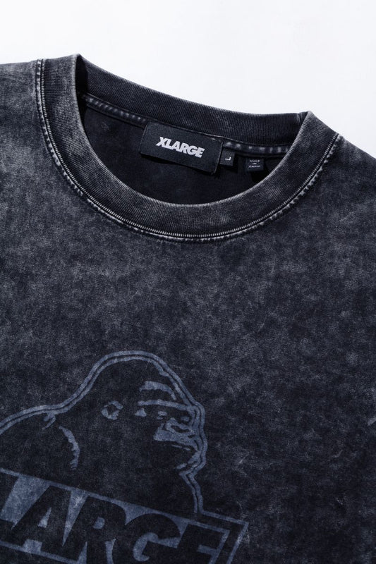 Chemical Wash Slanted OG L/S Tee (Black)