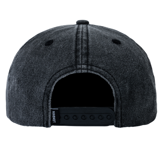 Needlepoint 5-Panel Hat (Pirate Black)